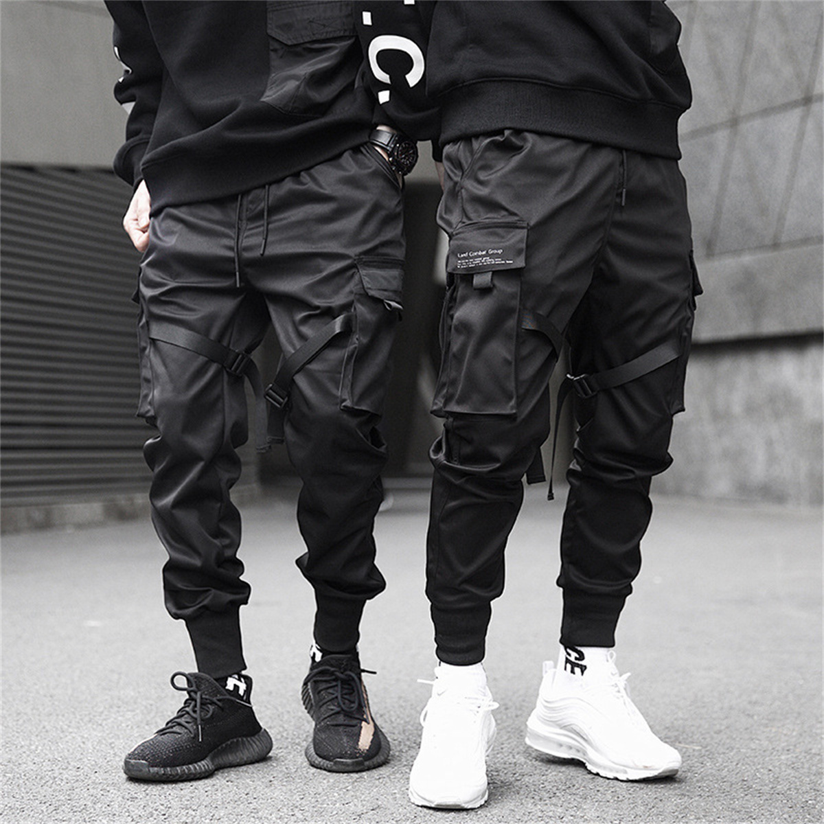 Black Hip Hop Cargo Pants Summ - đánh giá và giá Streetwear Brand Clothing