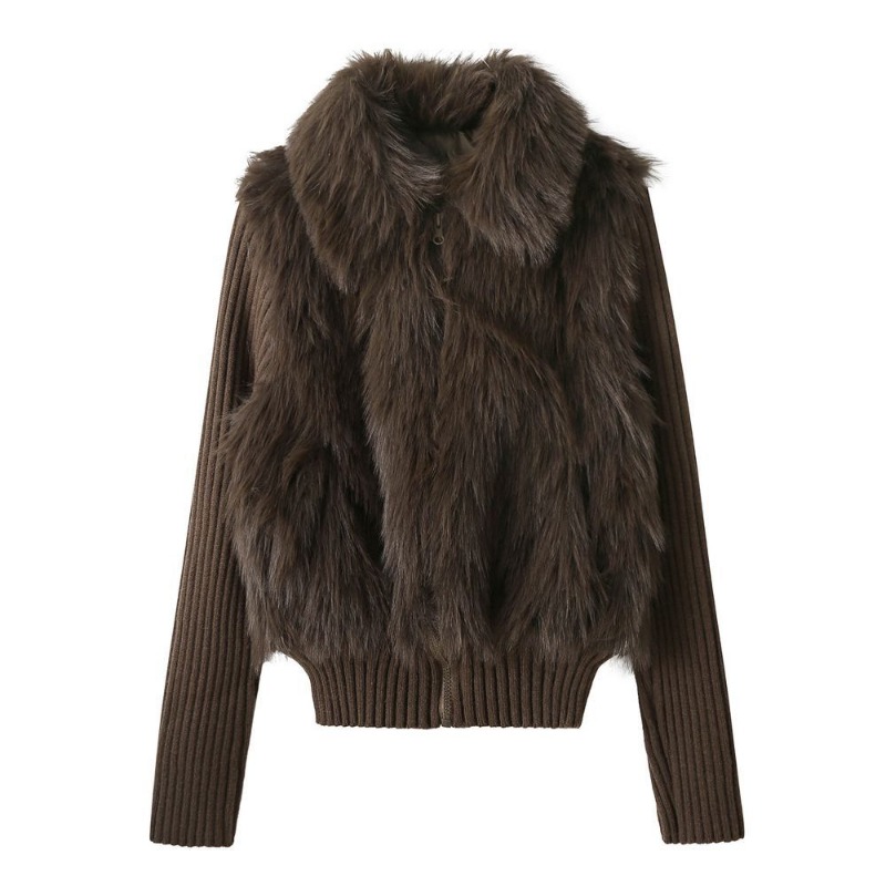Winter Faux Fur Jacket Women F - đánh giá và giá Streetwear Brand Clothing